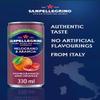 San Pellegrino Fizzy Soft Drink Mixed Case of 24 (330ml Cans) - Lemon, Orange, Grapefruit, Orange & Pomegranate with free 230g Gallacto Sweet chilli sauce by Serendib view 2
