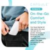 CAPSULE Retainer Case - Brush and Toothpaste Included - Perfect for Compact and Sanitary Storage of Clear Retainers for Dental Hygiene view 4