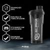 Alpha Designs Protein Shaker Bottle 750ml - 0.75L Gym Bottle for Protein Shakes - Leakproof Screw Cap - Black view 3