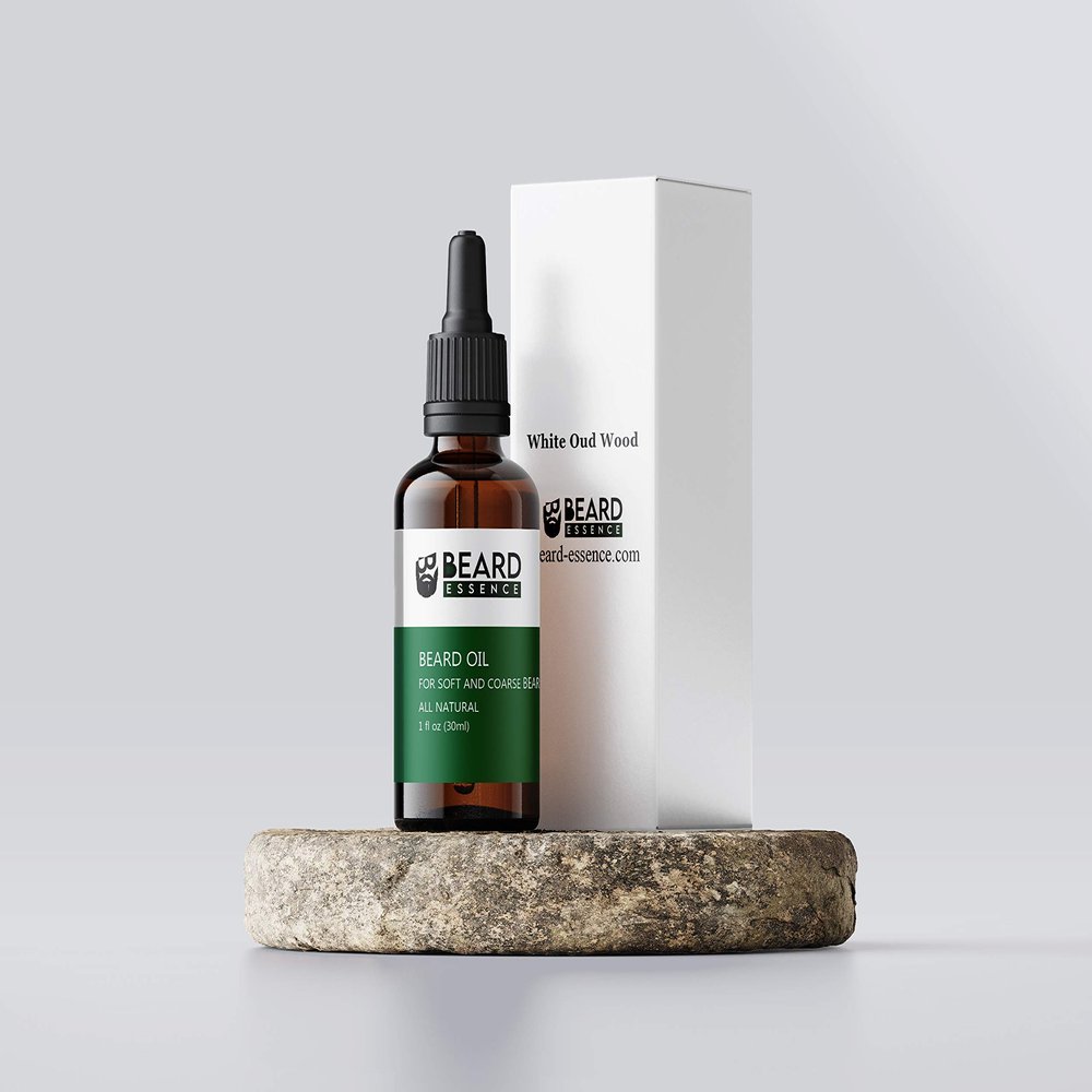 Beard Oil With Organic Ingredients WHITE OUD Scented By Beard Essence 30ML