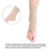 Ankle Sleeve, Soft Elastic Ankle Sleeve Silicone Protective Pad Breathable Foot Heel Crack Sock for Boots Skates Splints Braces view 2