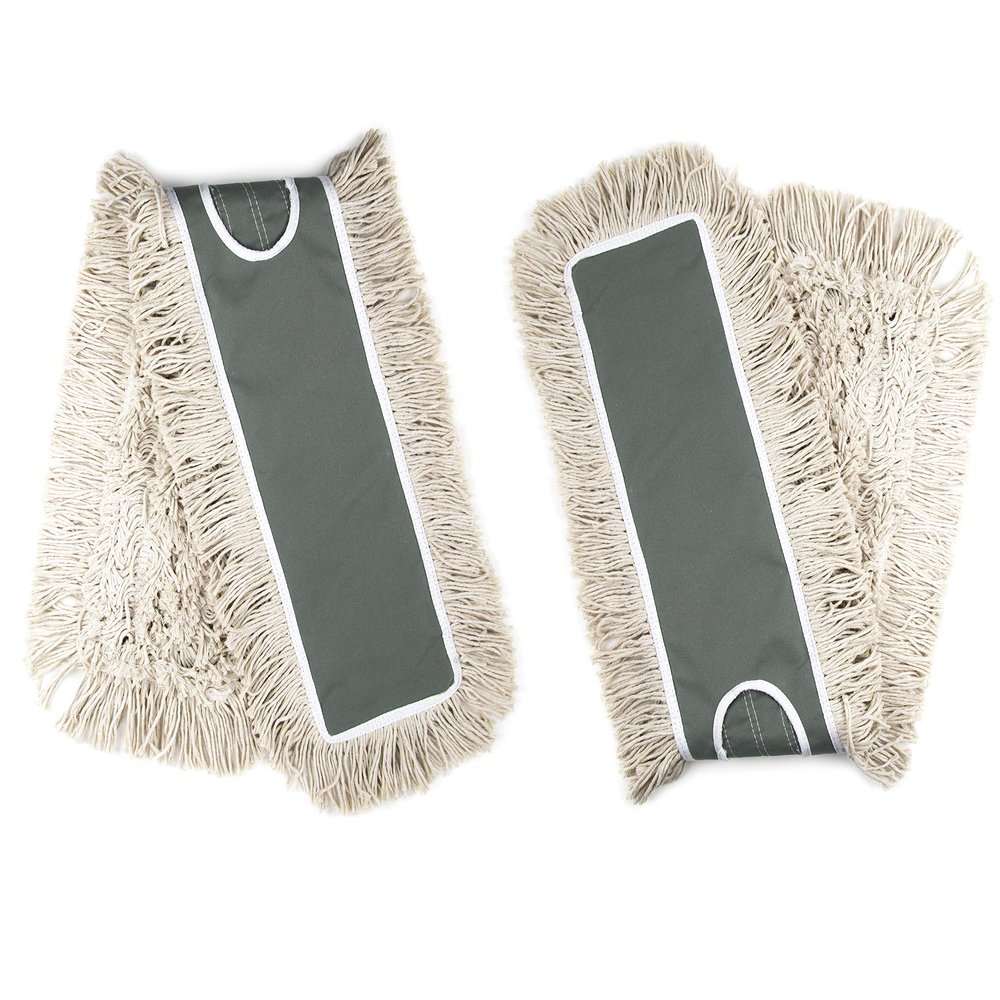 JINCLEAN 2 Packs of 36" Industrial Class Cotton Floor Mop Refills | (2 Packs of 36" Mop Refills)