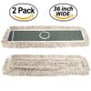 JINCLEAN 2 Packs of 36" Industrial Class Cotton Floor Mop Refills | (2 Packs of 36" Mop Refills) view 2
