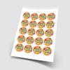 20 x Bingo Balls 5cm Personalised Edible Cupcake Toppers on Premium Icing view 2