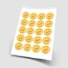 20 x Adorable Leopard 5cm Personalised Edible Cupcake Toppers on Premium Icing view 2