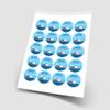 20 x Sydney Opera House Australia 5cm Personalised Edible Cupcake Toppers on Premium Icing view 2