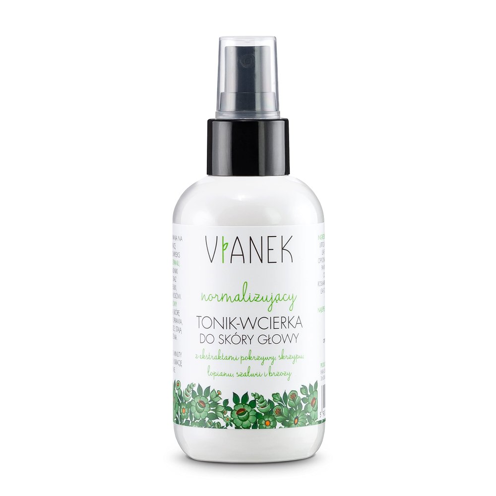 Vianek Normalizing Run - In Scalp Toner with Extracts of Horsetail, Sage, Nettle, Burdock and Brich by Sylveco 150ml