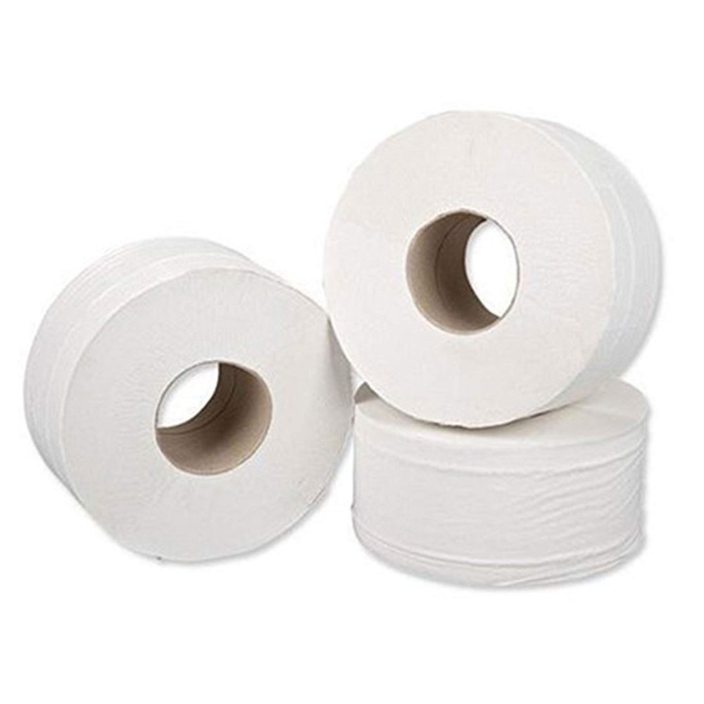 2 x 12 Rolls - 200m Mini Jumbo Toilet Tisue Rolls, 3 inch Core
