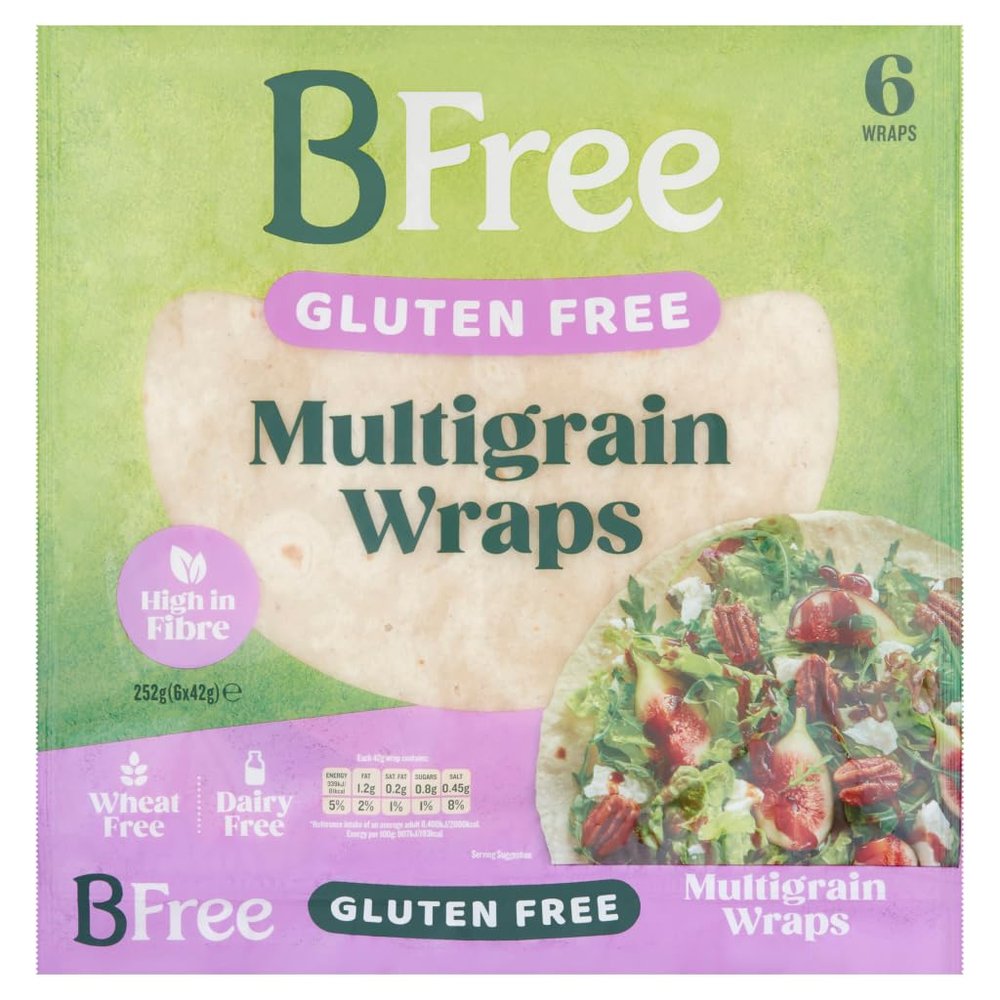 BFree Multi-Grain Wraps, 252g