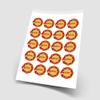 20 x Fireman 5cm Personalised Edible Cupcake Toppers on Premium Icing view 2