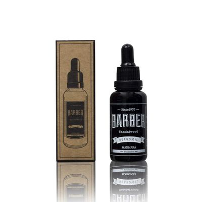 Barber Marmara Beard Oil for Men 30ml  Sandalwood Beard Care Oil | Softens & Moisturises | Anti-Itch & Anti-Dandruff Formula | Adds Shine & Smoothness | Daily Beard Conditioner for Healthy Growth