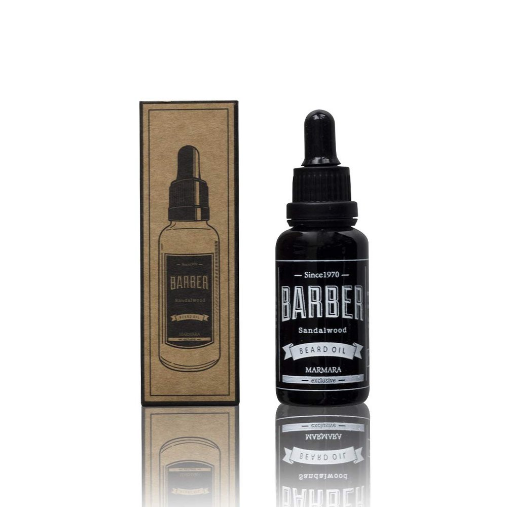 Barber Marmara Beard Oil for Men 30ml  Sandalwood Beard Care Oil | Softens & Moisturises | Anti-Itch & Anti-Dandruff Formula | Adds Shine & Smoothness | Daily Beard Conditioner for Healthy Growth