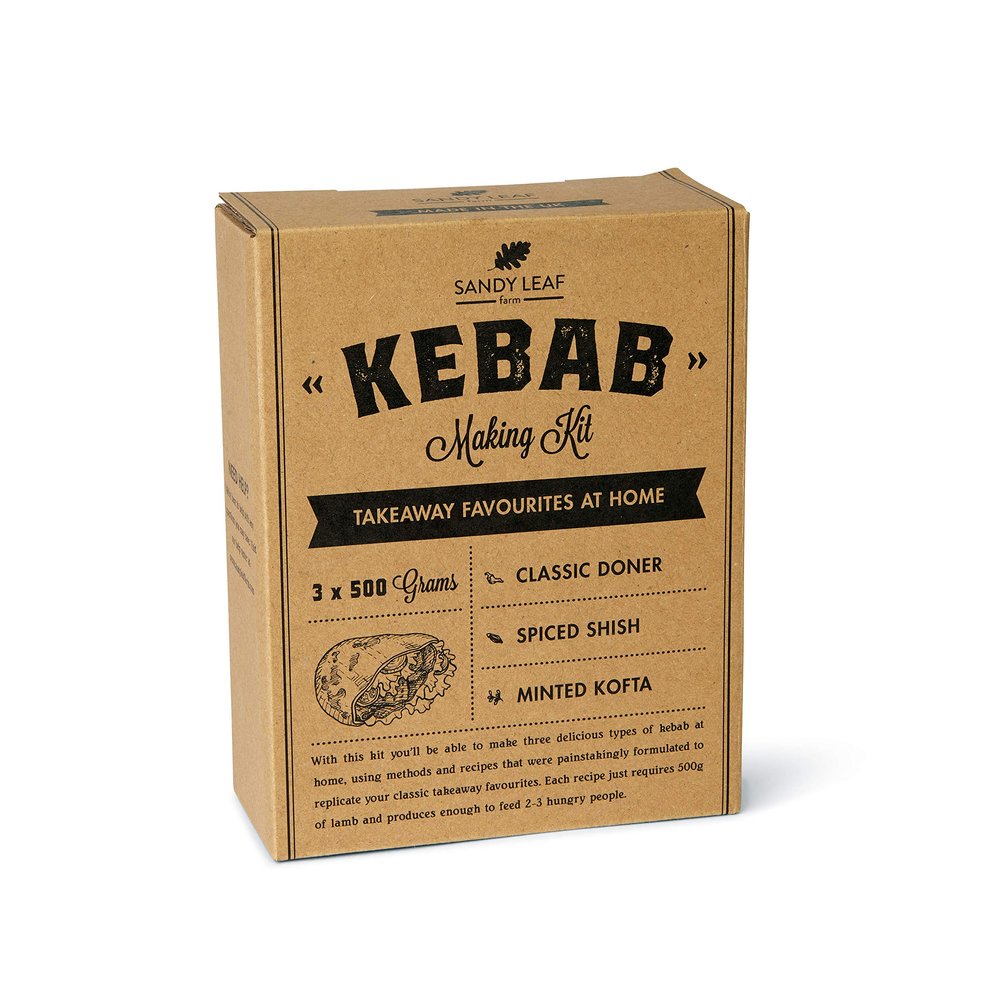 Kebab Making Kit by Sandy Leaf Farm - Make Doner, Shish and Kofte Kebabs