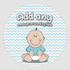 20 x Baby Boy Wallpapers 5cm Personalised Edible Cupcake Toppers on Premium Icing view 1