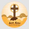 20 x Catholic Cross 5cm Personalised Edible Cupcake Toppers on Premium Icing view 1