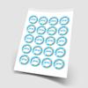 20 x Baby Shower 5cm Personalised Edible Cupcake Toppers on Premium Icing view 2