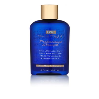 B&C Skin Tight Professional Solutions for Razor Bumps and Ingrown Hair 4oz(118ml) for Men & Women