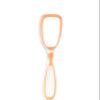 1 x Tongue Cleaners Quality Tongue Scraper Round Shape (Orange) view 1