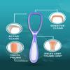 1 x Tongue Cleaners Quality Tongue Scraper Round Shape (Orange) view 2