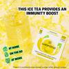 waterdrop Microdrink Iced Tea Set | 36 Ice Tea Drops Cubes | Zero Sugar Powder | 3 Fruity Varieties: Black Tea + Peach, Green Tea + Lemon, Black Tea + Raspberry | Valuable Vitamins view 4