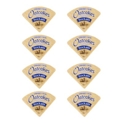 Stockan's Original Thin Oatcakes 100g (Pack of 8)