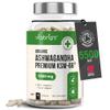 Ashwagandha KSM 66 Root Extract Capsules | 3 Month Supply | 5500mg | Organic Ashwagandha High Strength Powder | Clean Formula Pure Herbal Supplements for Women & Men | VitaBright UK view 1