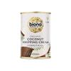 Biona Organic Coconut Whipping Cream 400 ml - Dairy Free, Naturally Vegan - Ideal Cream Substitute - Perfect for Desserts, Cakes, Baking view 1