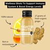 Fighter Shots Ginger Shots (12x60ml) | Award Winning Fresh & Fiery Ginger Shots | 27g of Cold Pressed, Fresh Root for Immune Support | Boosts Energy | 100% Natural | A Perfect Pick Me Up view 2