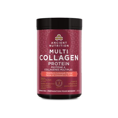 Ancient Nutrition Multi Collagen Protein - Strawberry 262g