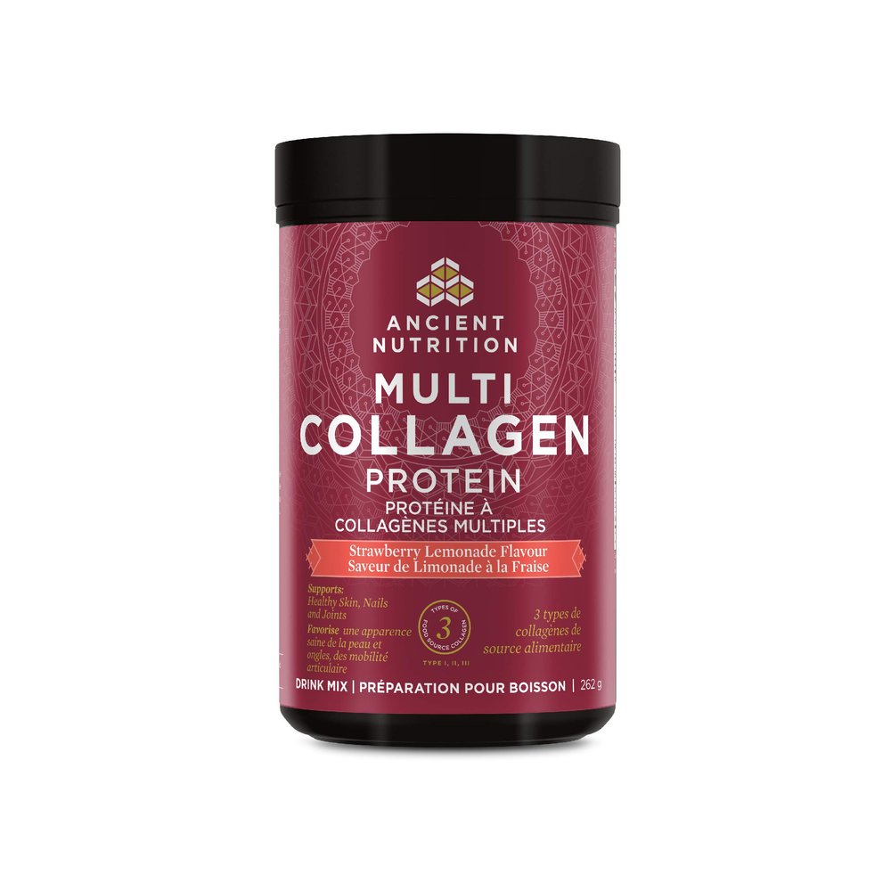 Ancient Nutrition Multi Collagen Protein - Strawberry 262g