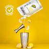 Funkin Pro Pure Pour Lemon Fruit Puree for Cocktails, Cooking & Baking, Real Fruit Cocktail Ingredients, 1kg Mixer view 2