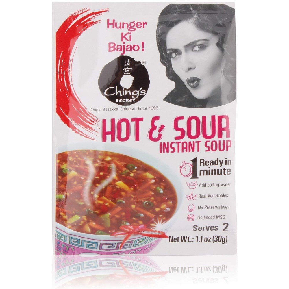 Chings Hot and Sour Instant Soup - Pack of 10