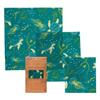 Bee's Wrap Food Wraps - Ocean Print - Turtles & Jellyfish - Assorted Pack Bee's Wrap - Sustainable Organic Cotton Food Storage view 1