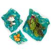 Bee's Wrap Food Wraps - Ocean Print - Turtles & Jellyfish - Assorted Pack Bee's Wrap - Sustainable Organic Cotton Food Storage view 3