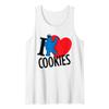 Sesame Street Cookie Monster I Heart Cookies Tank Top view 1