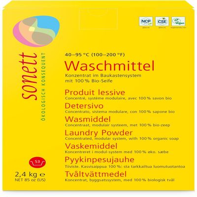 Sonett Organic detergent powder concentrate (2 x 2.40 kg)