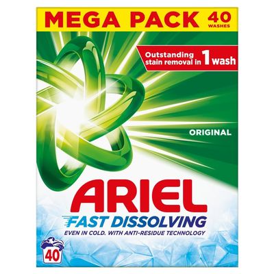 Ariel Original Family Pack 40 Washes, 2.6kg