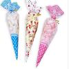 Uteruik Chocolate Candy Lollipop Bag Chocolate Chip Cookies Packing Bag, 50pcs (Style-5) view 1