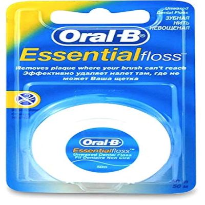 12 x Oral-B Essential Floss Unwaxed Floss 50 mt.