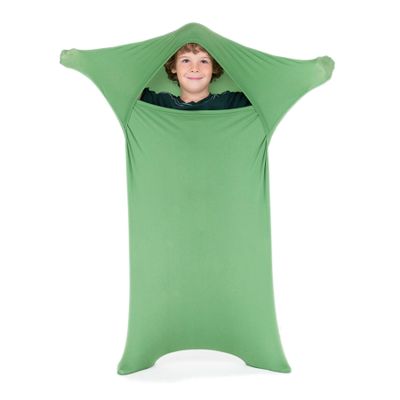 SANHO Premium Sensory Sock Body Sock, Medium, Perfect for Children with Sensory Processing Disorder, Updated Version Updated Version (Green), Green, Medium
