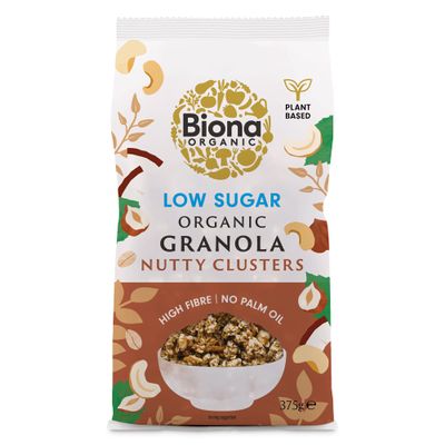 Biona Granola - Nutty Clusters -Low Sugar Organic