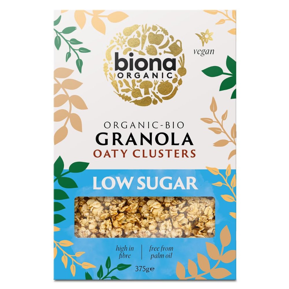 Biona Granola - Oaty Clusters -Low Sugar Organic