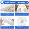 10L Bin Bags Small Garbage Bags Bathroom Pedal Bin liners Wastebasket Bins bags for Kitchen,Office,Colorful,110 Count view 4