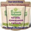 Ashwagandha Root Capsules 500mg (20:1 Extract Equivalent to 10,000mg Raw Powder Per Cap) Clean Natural Strong Ashwagandha Capsules (120 Capsules) view 1