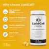 Squalene & Ceramides with Vitamins A & E  Skin Hydration and Anti-Aging Support  Hydrolipidic Barrier Restoration  LipidCell (60 Capsules) view 2