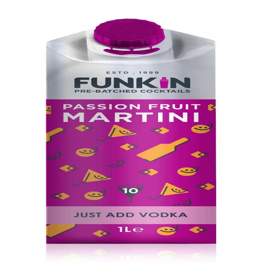 Funkin Passion Fruit Martini Cocktail Mixer, 1 Litre