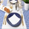 American Homestead White Lunch|Ecofriendly|Premium Decorative Elegant Table Luncheon Napkins in Bulk|Serve Dessert Coffee or Cake|Perfect for Kitchen Bar Birthday Tea Party or Fancy Wedding Reception view 3