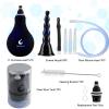 TopQuaFocus 320ml Enema Bulb Kit Anal Douche Bulb kit for Man Woman Cleaning Douche Bulb Men(320ML, Black) view 2