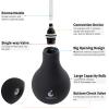 TopQuaFocus 320ml Enema Bulb Kit Anal Douche Bulb kit for Man Woman Cleaning Douche Bulb Men(320ML, Black) view 4