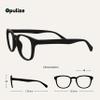 OPULIZE POP Reading Glasses for Women Men,Scratch Resistant Round Matt Frame with Spring Hinges, Black +2.50 (Pack of 5) view 2